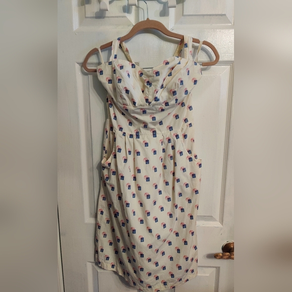 Anthropologie Parisian Inspired Halter Dress Size 6 - Picture 1 of 5